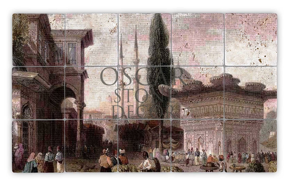 OSCAR STONE DECOR BİRD 2 DOĞALTAŞ TABLO / TT124 (STONE TABLE)