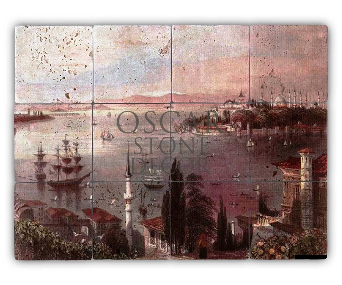 OSCAR STONE DECOR BOĞAZ II DOĞALTAŞ TABLO / TT087 (STONE TABLE)
