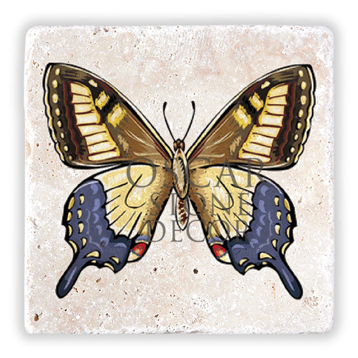 OSCAR STONE DECOR BROWN BUTTERFLY DOĞALTAŞ DUVAR DEKORU / DD115 (WALL DECOR)