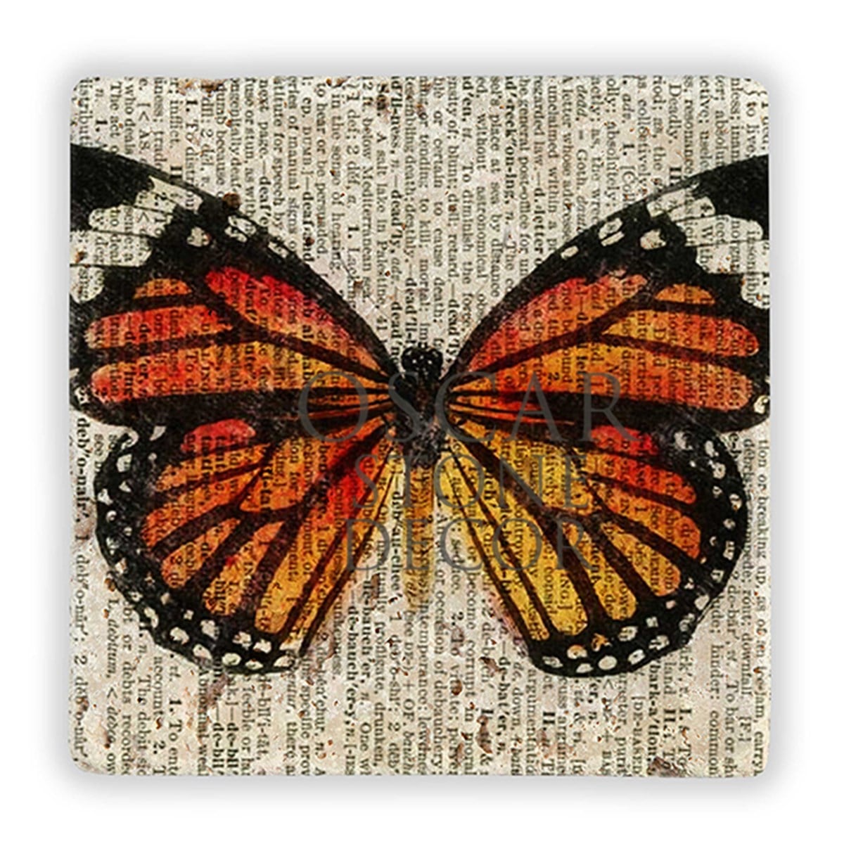OSCAR STONE DECOR BUTTERFLY PAPER DOĞALTAŞ DUVAR DEKORU / DD330 (WALL DECOR)