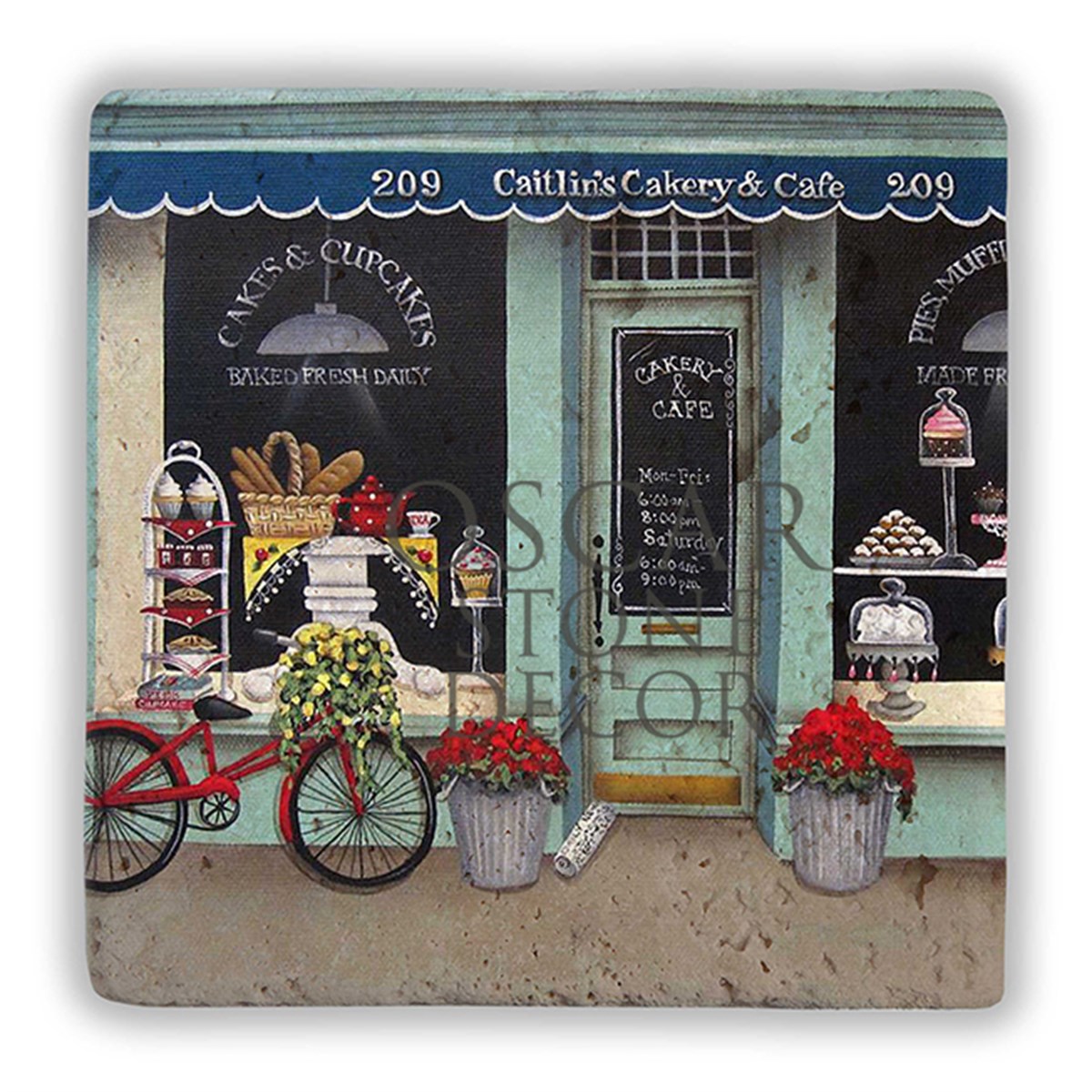 OSCAR STONE DECOR CAKERY AND CAFE I DOĞALTAŞ DUVAR DEKORU / DD335 (WALL DECOR)
