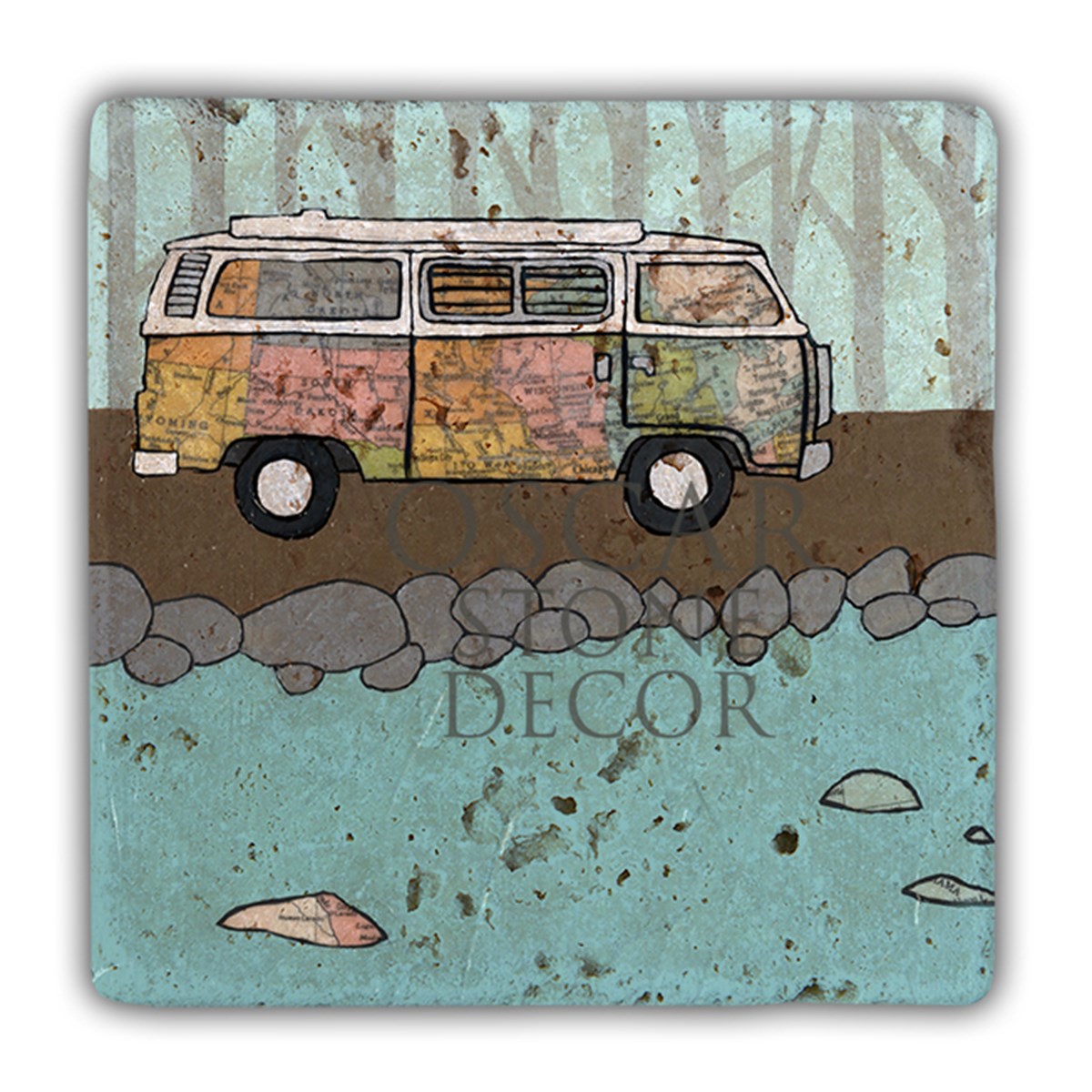 OSCAR STONE DECOR CAMPER DOĞALTAŞ DUVAR DEKORU / DD362 (WALL DECOR)