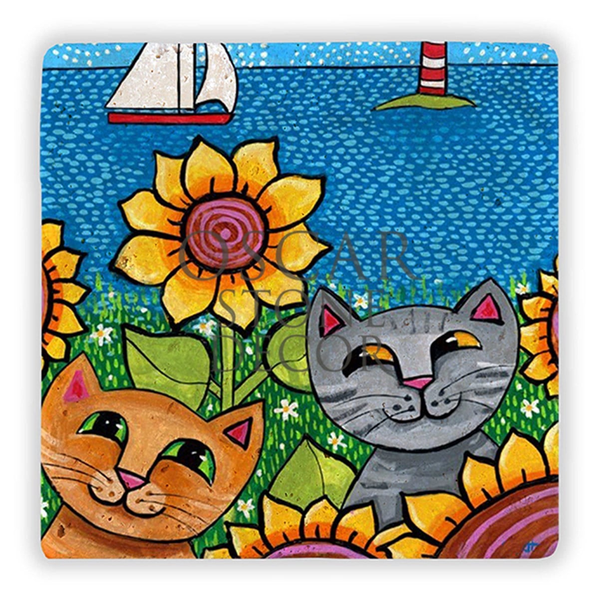 OSCAR STONE DECOR CATS DOĞALTAŞ DUVAR DEKORU / DD171 (WALL DECOR)