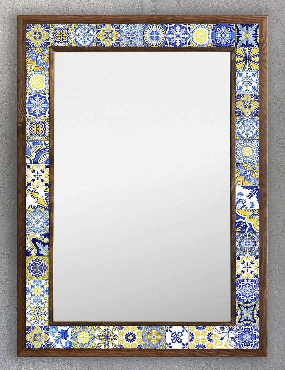 OSCAR STONE DECOR ÇERÇEVELİ MOZAİK DOĞALTAŞ AYNA / AYN5070-092