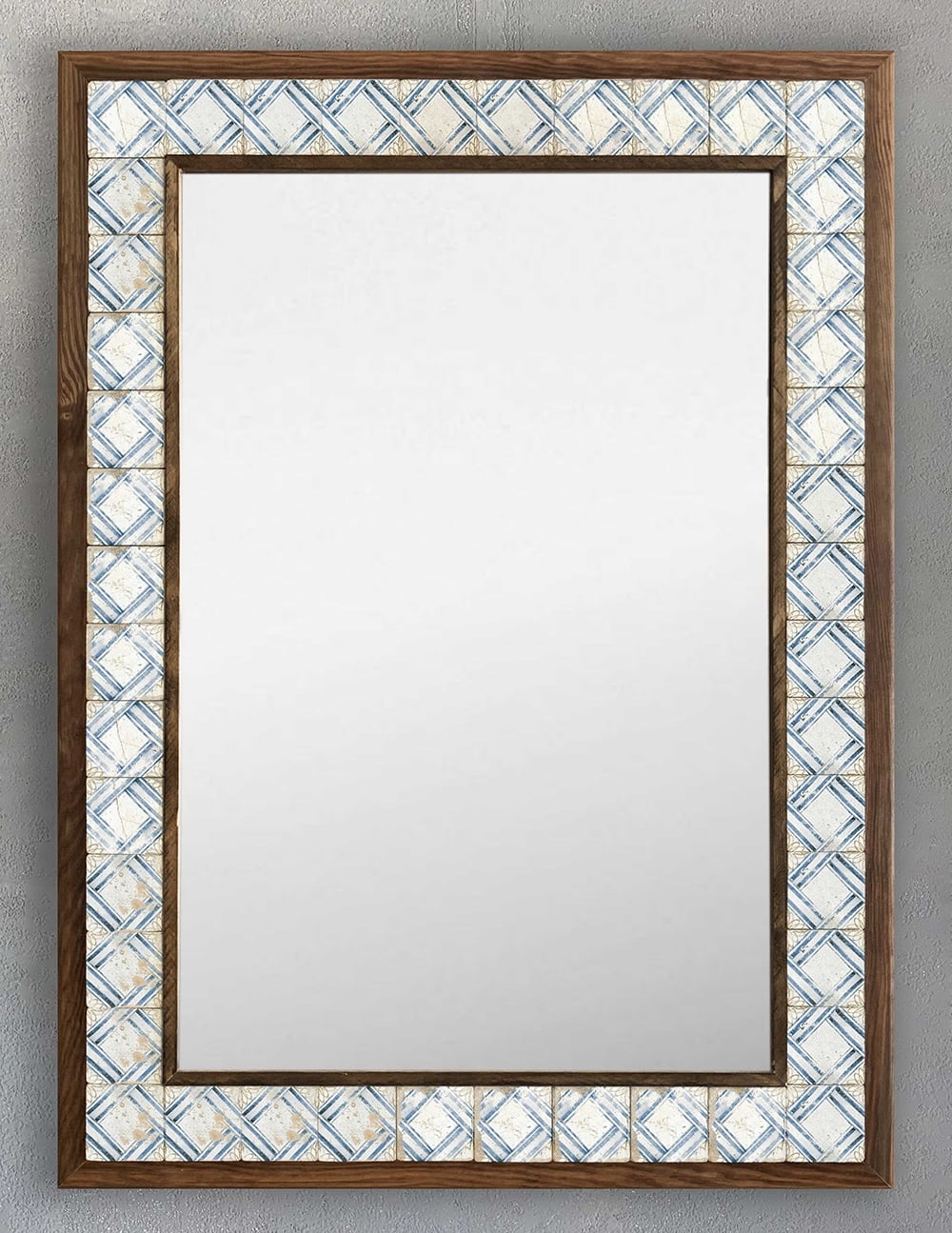 OSCAR STONE DECOR ÇERÇEVELİ MOZAİK DOĞALTAŞ AYNA / AYN5070-110