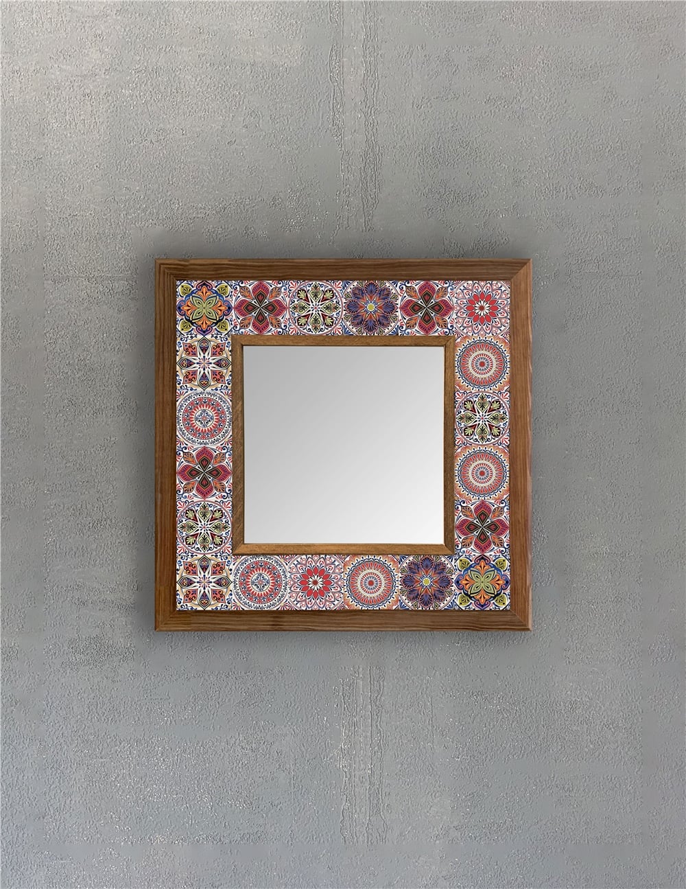 OSCAR STONE DECOR ÇERÇEVELİ MOZAİK DOĞALTAŞ AYNA / AYN3030-094
