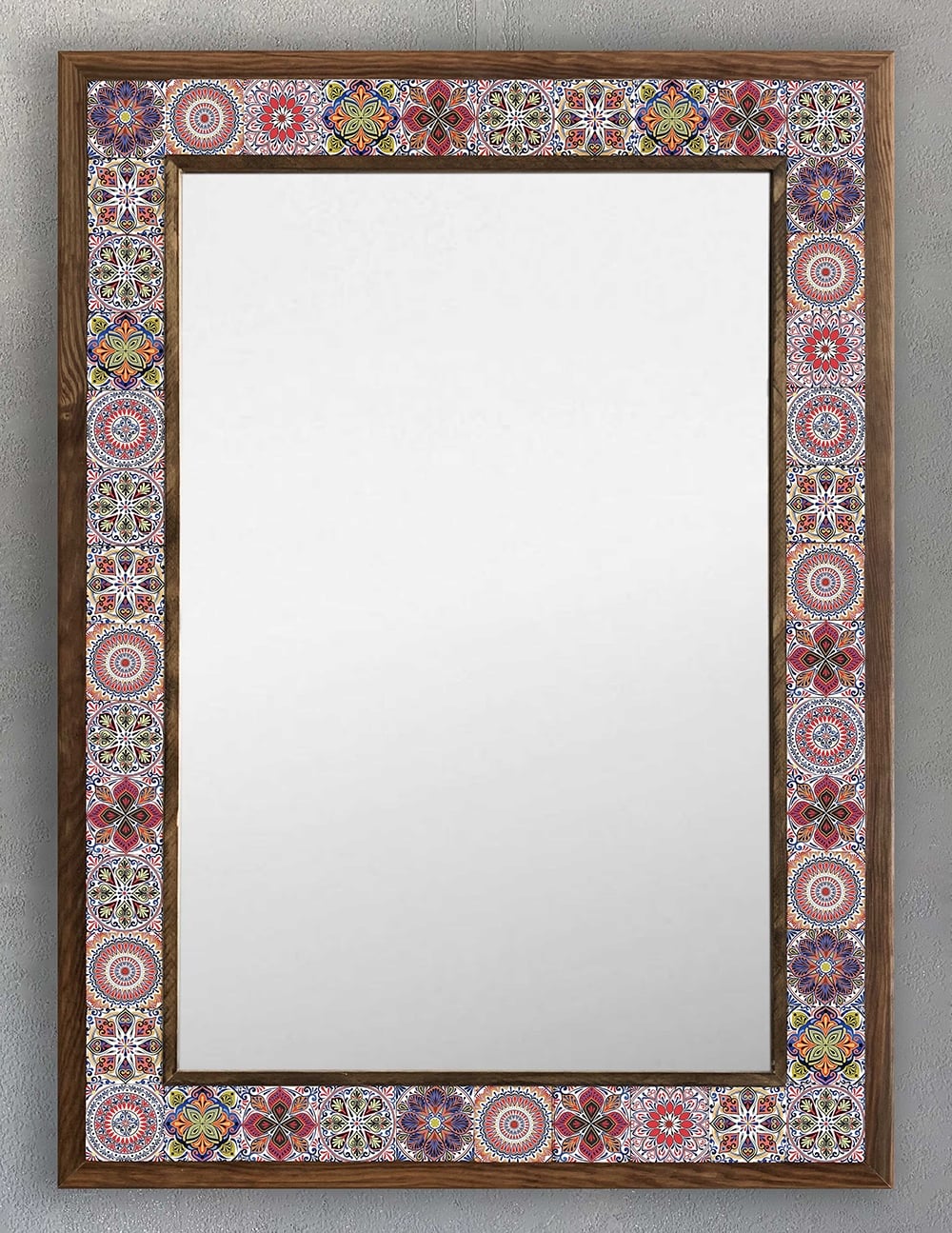 OSCAR STONE DECOR ÇERÇEVELİ MOZAİK DOĞALTAŞ AYNA / AYN5070-094