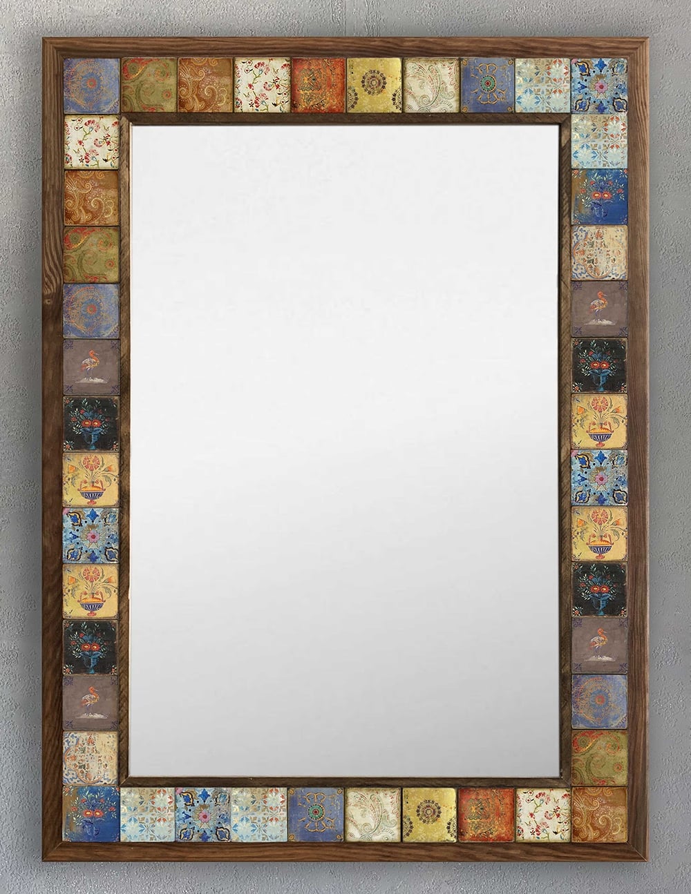 OSCAR STONE DECOR ÇERÇEVELİ MOZAİK DOĞALTAŞ AYNA / AYN5070-021