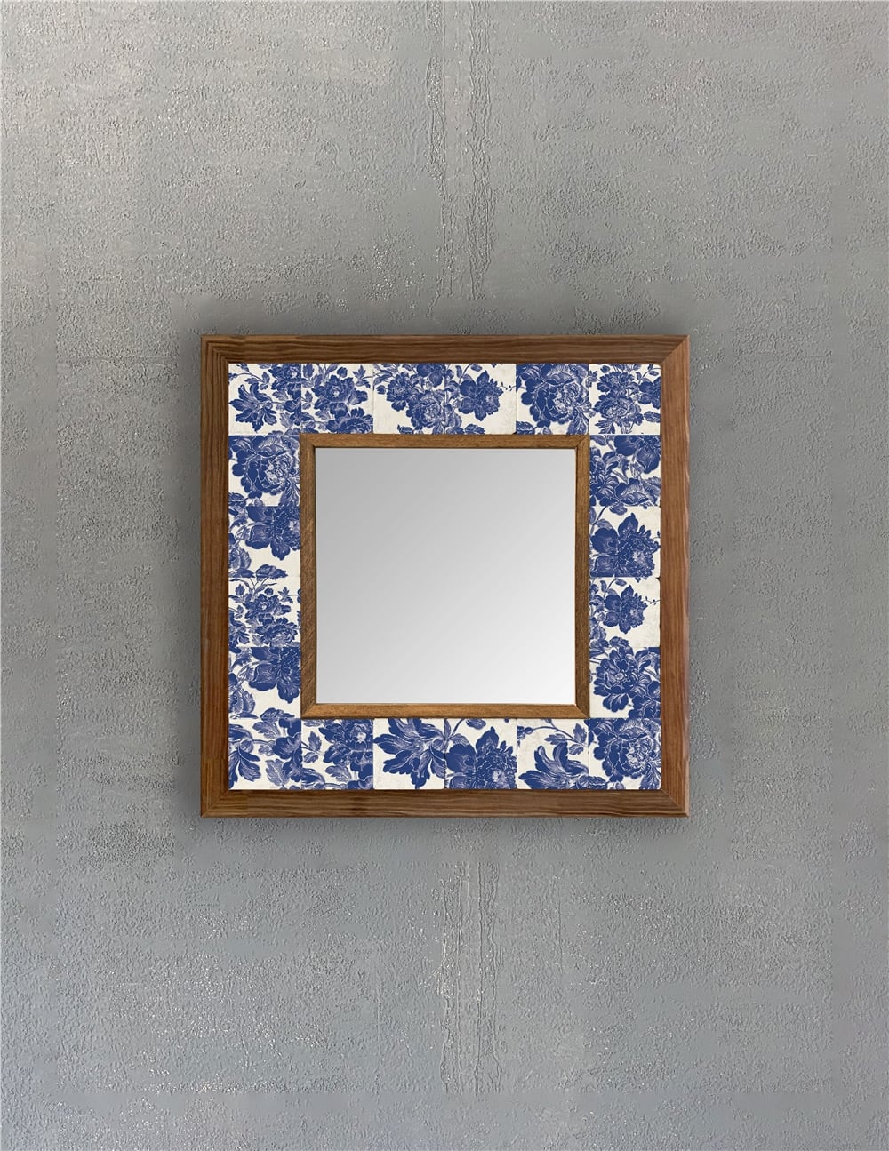 OSCAR STONE DECOR ÇERÇEVELİ MOZAİK DOĞALTAŞ AYNA / AYN3030-100