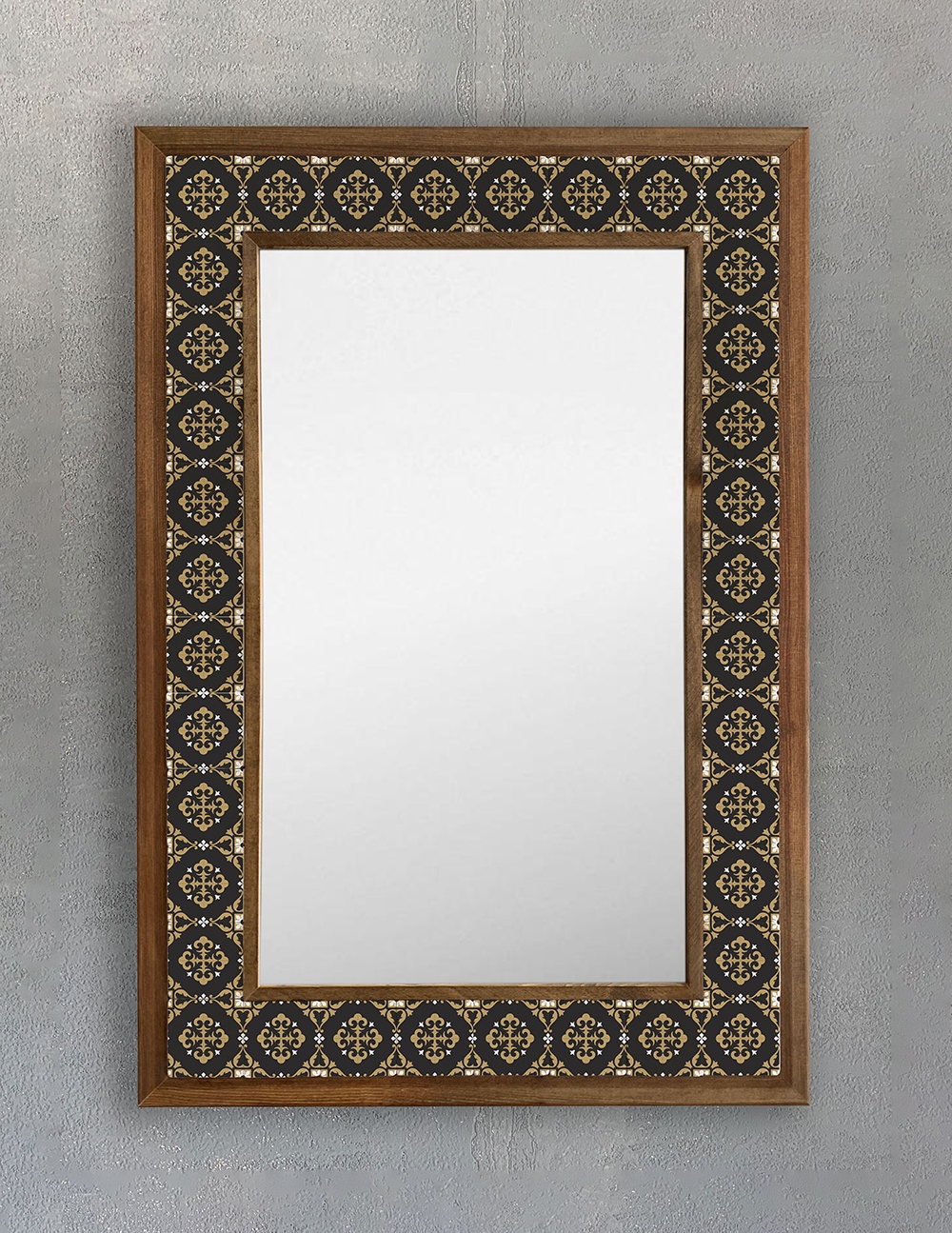 OSCAR STONE DECOR ÇERÇEVELİ MOZAİK DOĞALTAŞ AYNA / AYN4060-051