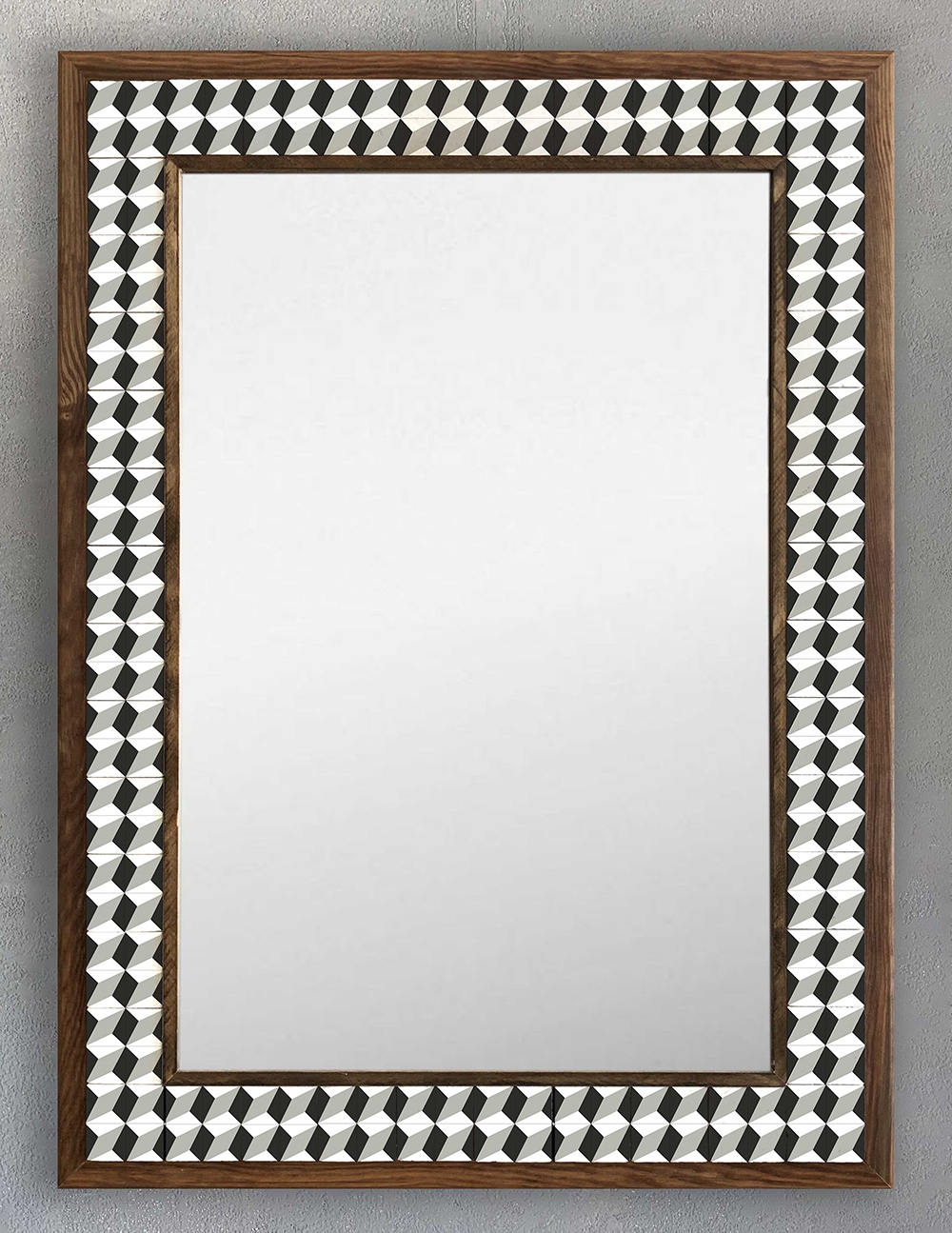 OSCAR STONE DECOR ÇERÇEVELİ MOZAİK DOĞALTAŞ AYNA / AYN5070-061