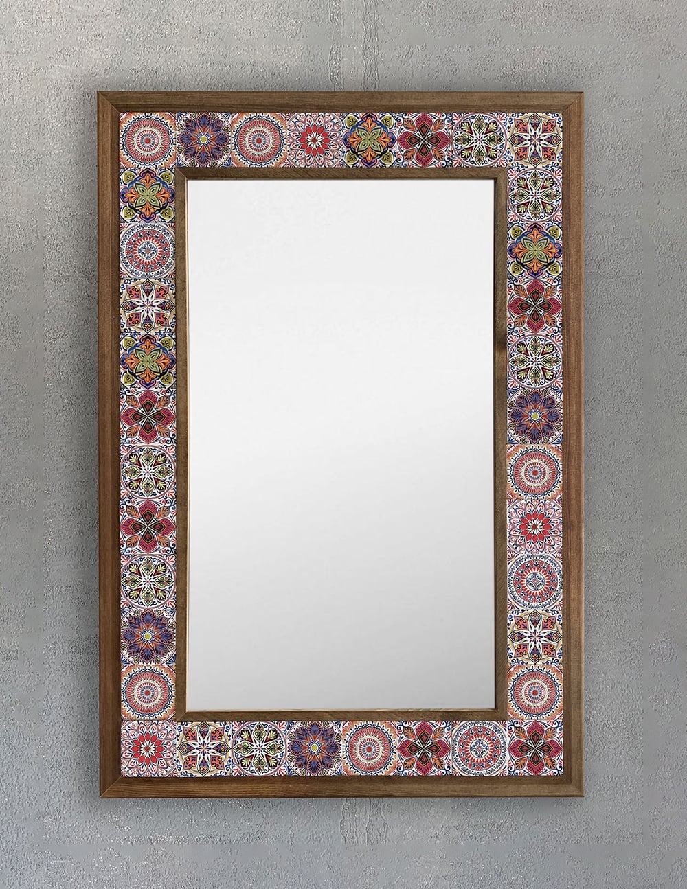 OSCAR STONE DECOR ÇERÇEVELİ MOZAİK DOĞALTAŞ AYNA / AYN4060-094