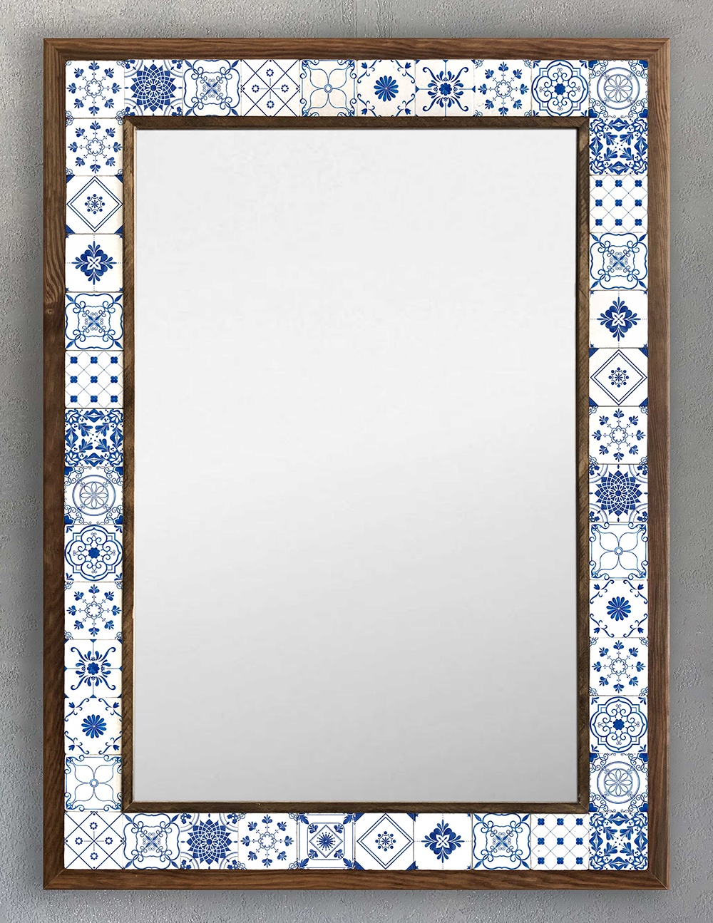 OSCAR STONE DECOR ÇERÇEVELİ MOZAİK DOĞALTAŞ AYNA / AYN5070-062
