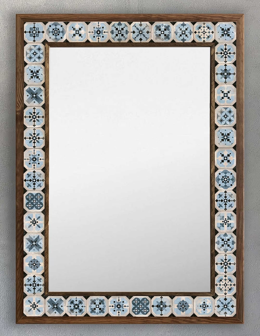 OSCAR STONE DECOR ÇERÇEVELİ MOZAİK DOĞALTAŞ AYNA / AYN5070-099