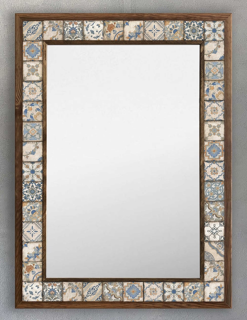 OSCAR STONE DECOR ÇERÇEVELİ MOZAİK DOĞALTAŞ AYNA / AYN5070-076