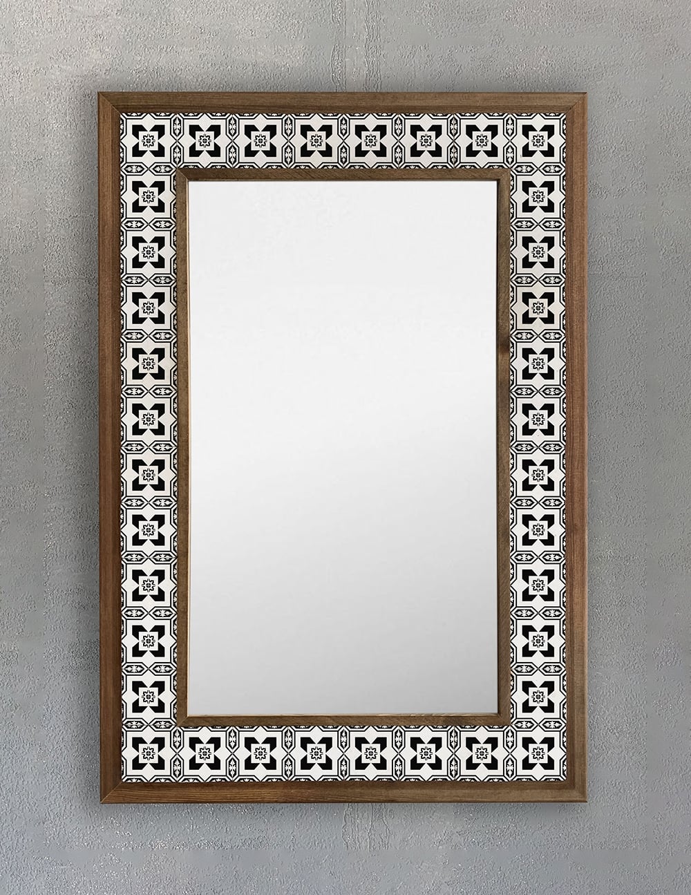 OSCAR STONE DECOR ÇERÇEVELİ MOZAİK DOĞALTAŞ AYNA / AYN4060-006