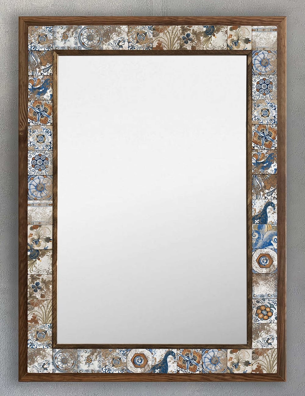 OSCAR STONE DECOR ÇERÇEVELİ MOZAİK DOĞALTAŞ AYNA / AYN5070-074