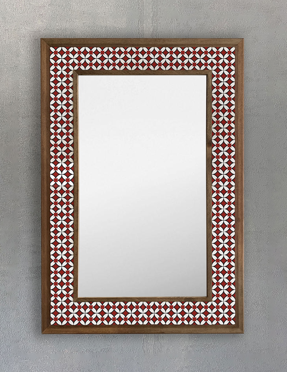 OSCAR STONE DECOR ÇERÇEVELİ MOZAİK DOĞALTAŞ AYNA / AYN4060-046