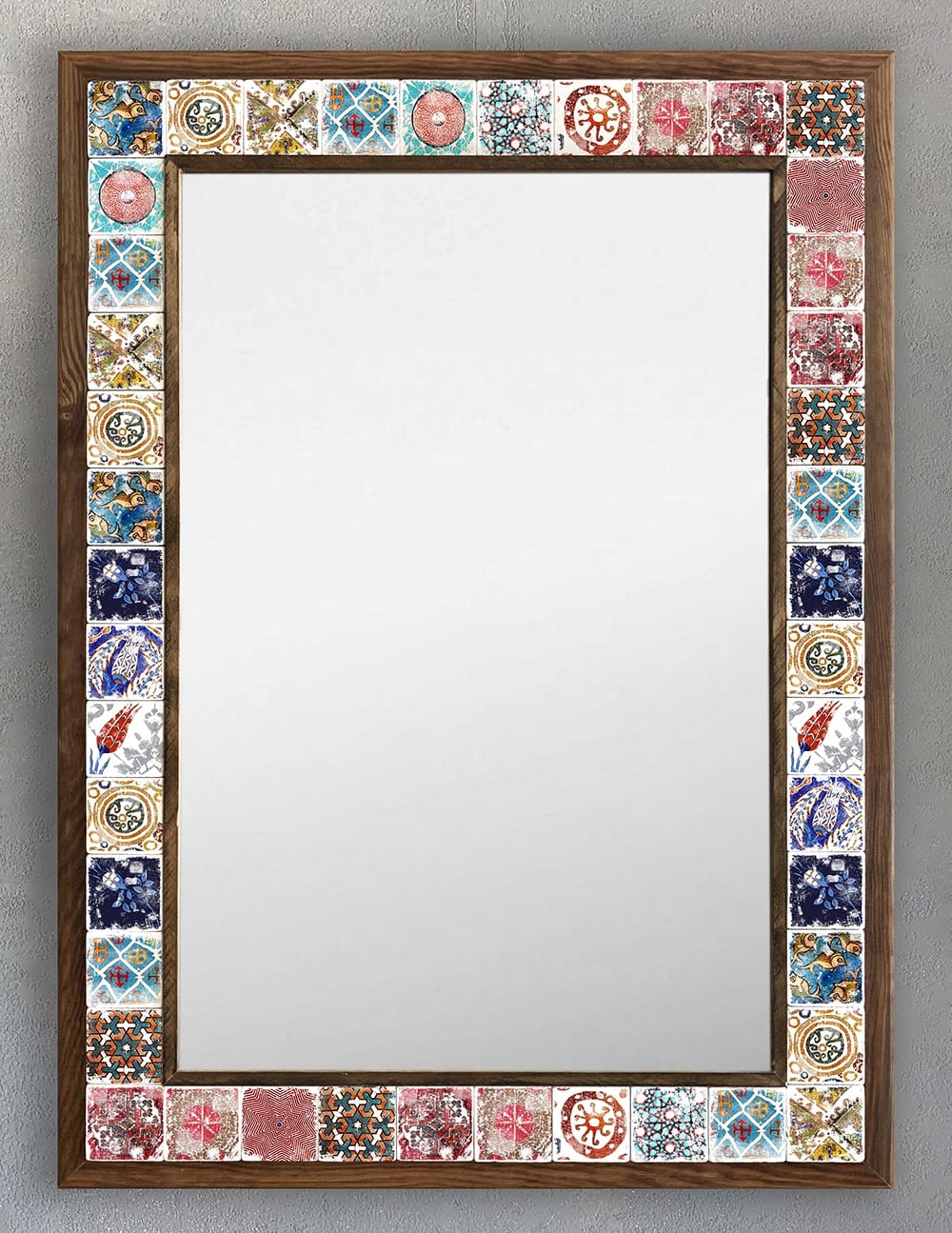 OSCAR STONE DECOR ÇERÇEVELİ MOZAİK DOĞALTAŞ AYNA / AYN5070-019