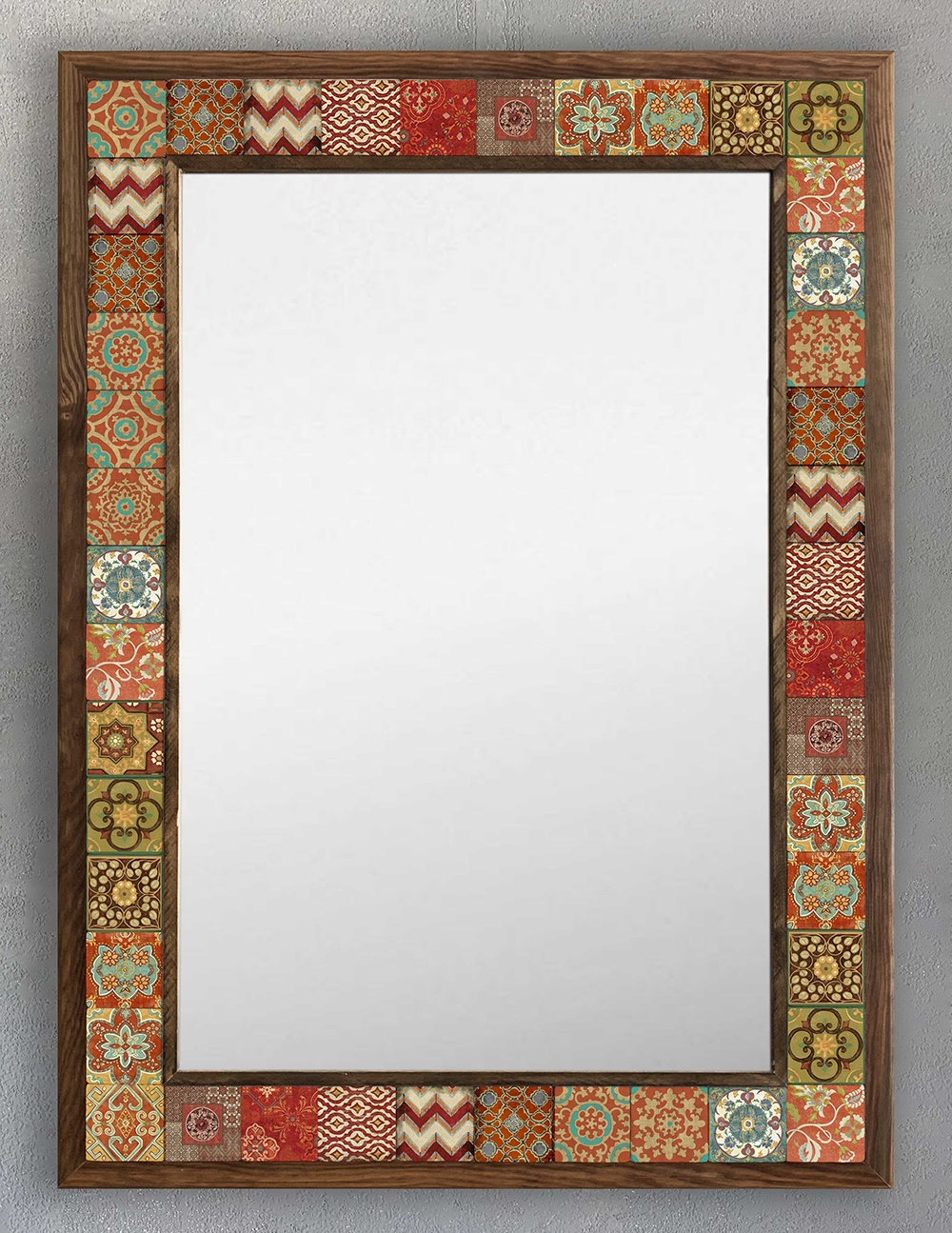 OSCAR STONE DECOR ÇERÇEVELİ MOZAİK DOĞALTAŞ AYNA / AYN5070-032