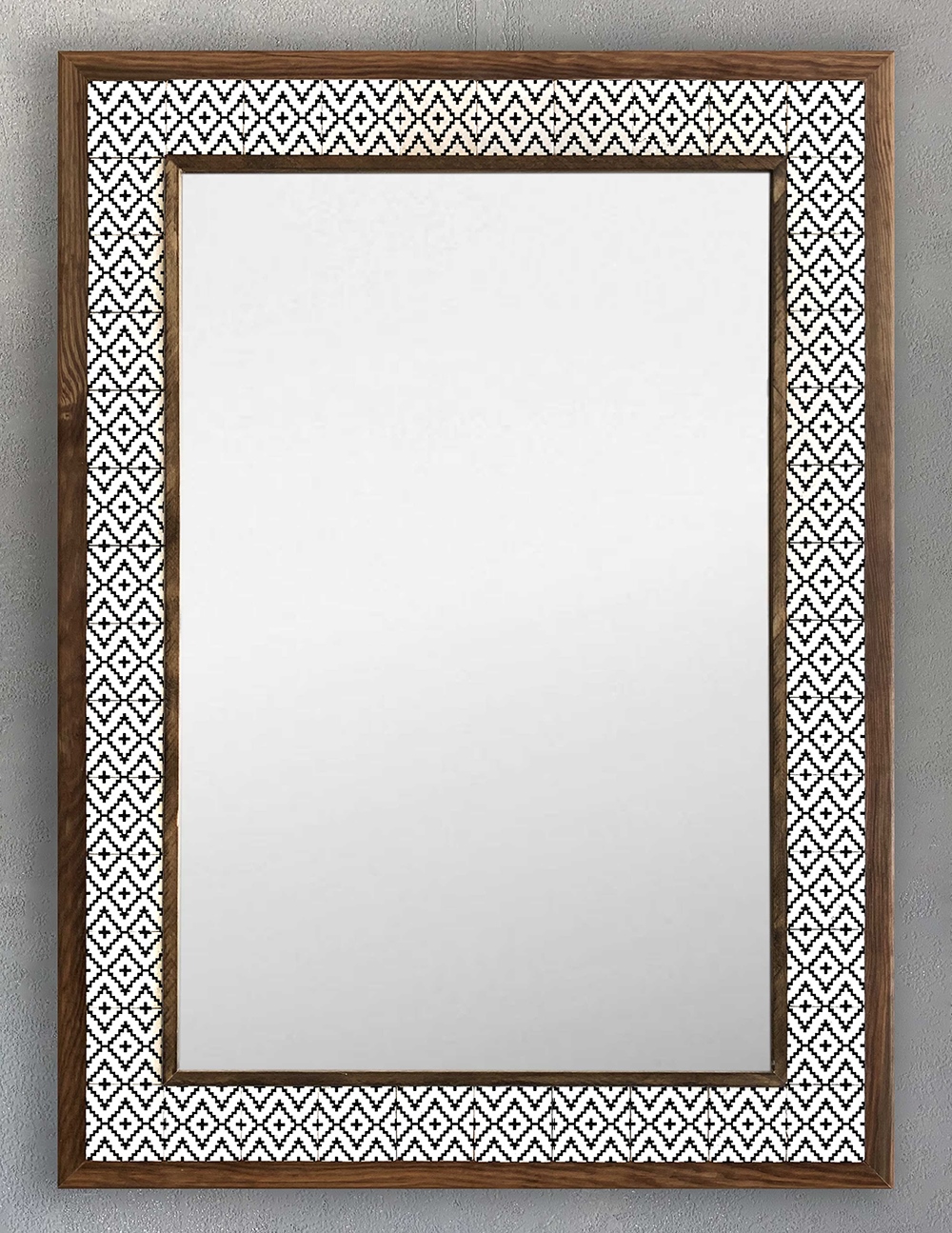 OSCAR STONE DECOR ÇERÇEVELİ MOZAİK DOĞALTAŞ AYNA / AYN5070-003