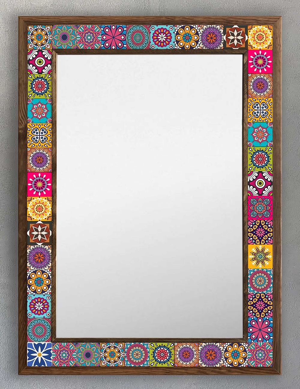 OSCAR STONE DECOR ÇERÇEVELİ MOZAİK DOĞALTAŞ AYNA / AYN5070-082