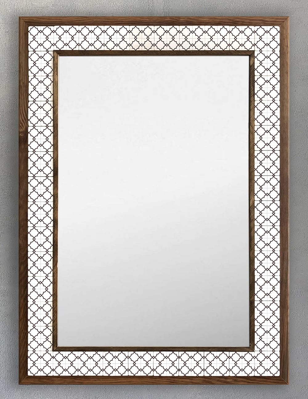OSCAR STONE DECOR ÇERÇEVELİ MOZAİK DOĞALTAŞ AYNA / AYN5070-048