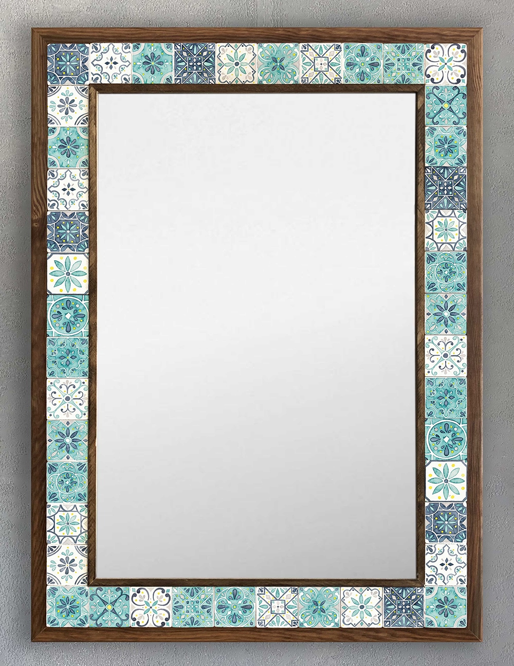 OSCAR STONE DECOR ÇERÇEVELİ MOZAİK DOĞALTAŞ AYNA / AYN5070-036