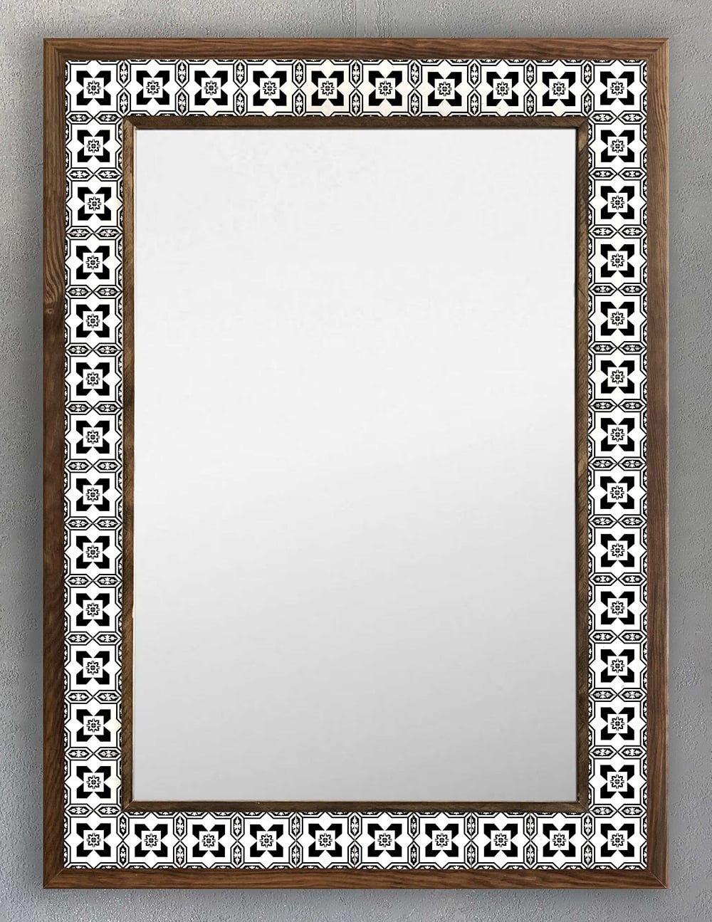 OSCAR STONE DECOR ÇERÇEVELİ MOZAİK DOĞALTAŞ AYNA / AYN5070-006