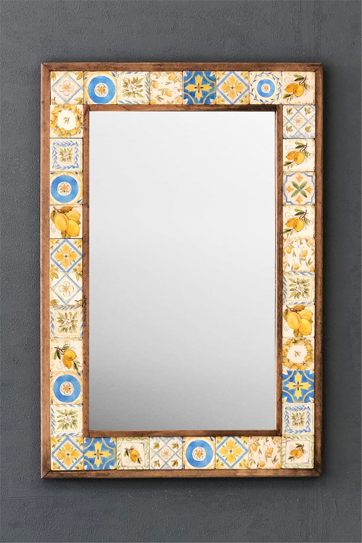 OSCAR STONE DECOR ÇERÇEVELİ MOZAİK DOĞALTAŞ AYNA / AYN4060-067