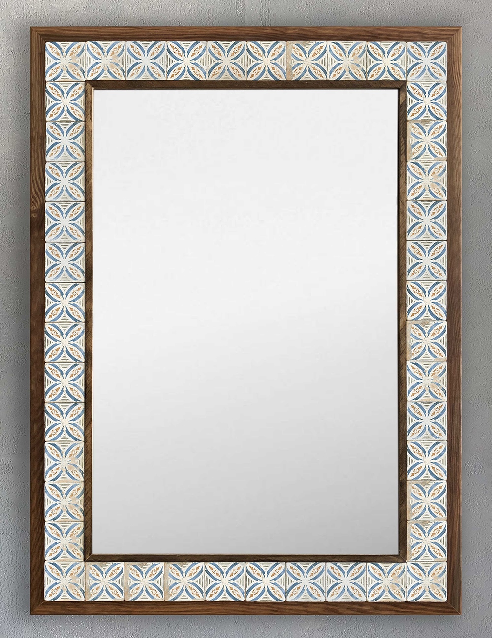OSCAR STONE DECOR ÇERÇEVELİ MOZAİK DOĞALTAŞ AYNA / AYN5070-106