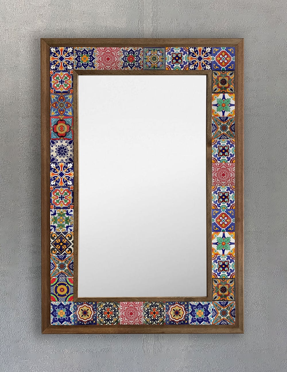 OSCAR STONE DECOR ÇERÇEVELİ MOZAİK DOĞALTAŞ AYNA / AYN4060-028
