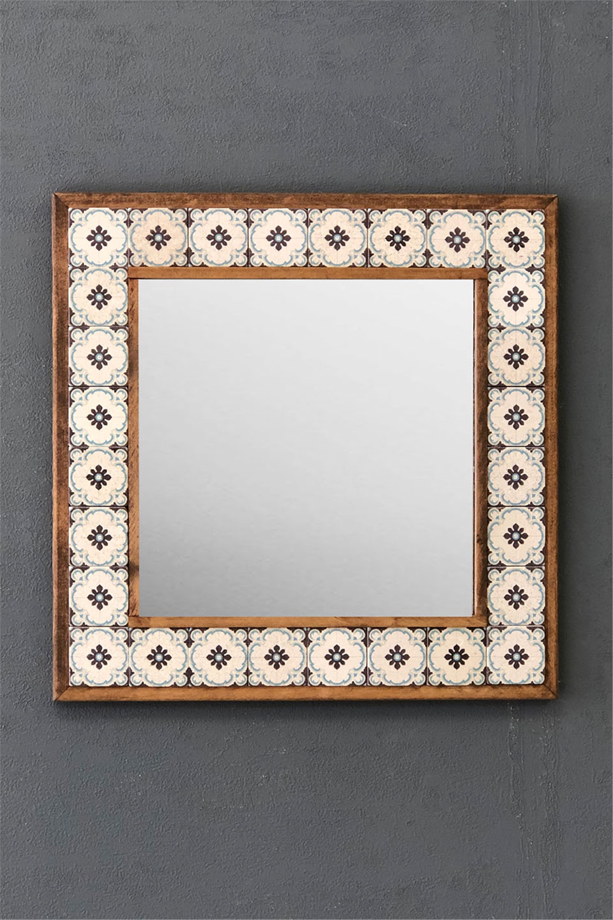 OSCAR STONE DECOR ÇERÇEVELİ MOZAİK DOĞALTAŞ AYNA / AYN4040-053