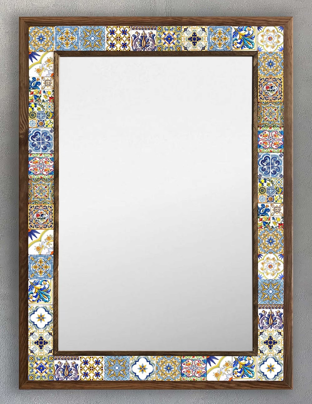 OSCAR STONE DECOR ÇERÇEVELİ MOZAİK DOĞALTAŞ AYNA / AYN5070-038