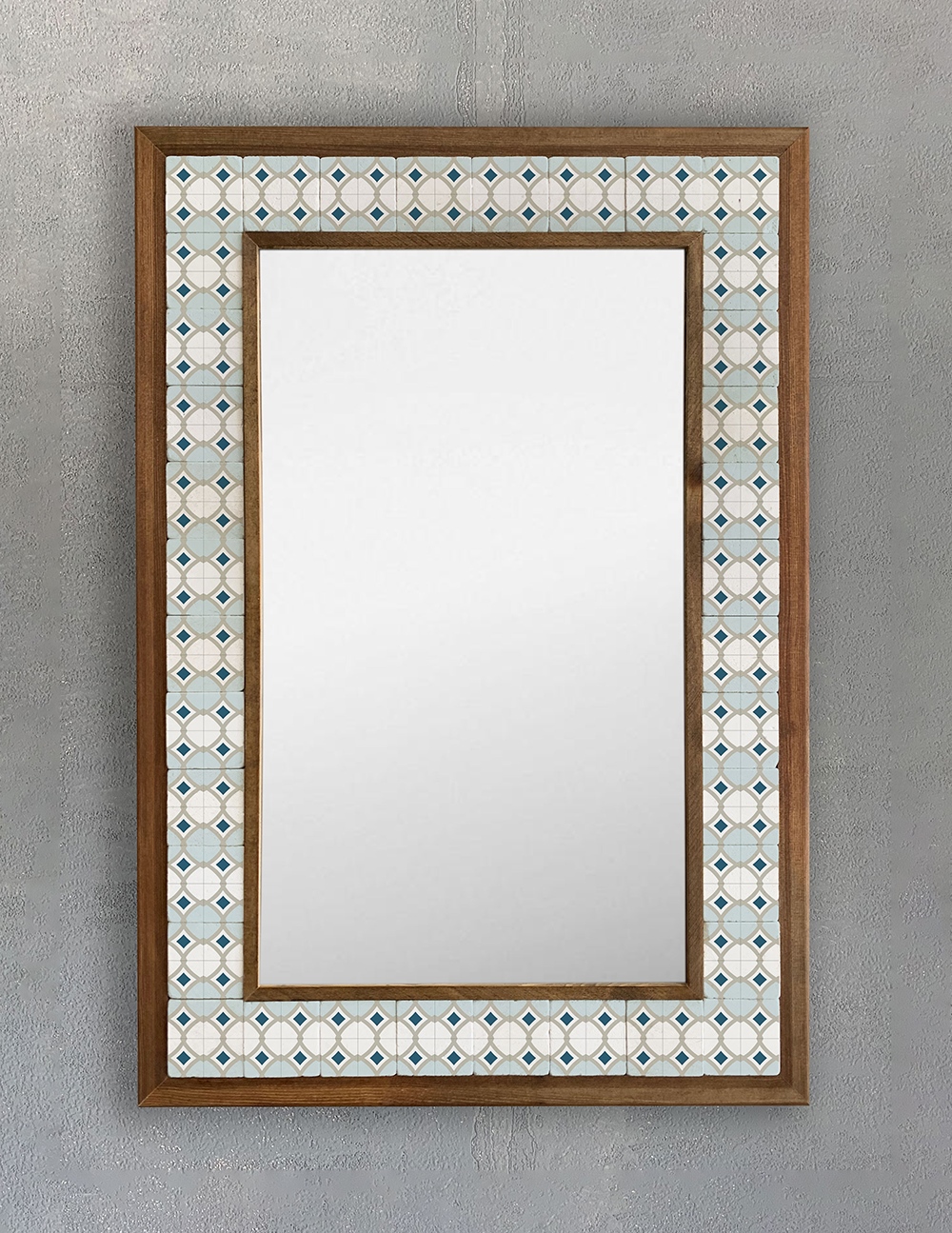 OSCAR STONE DECOR ÇERÇEVELİ MOZAİK DOĞALTAŞ AYNA / AYN4060-054