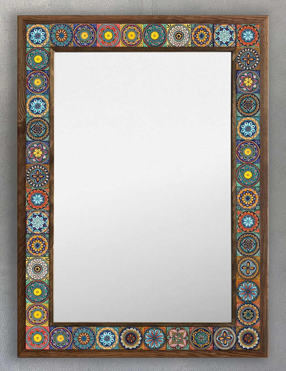 OSCAR STONE DECOR ÇERÇEVELİ MOZAİK DOĞALTAŞ AYNA / AYN5070-086