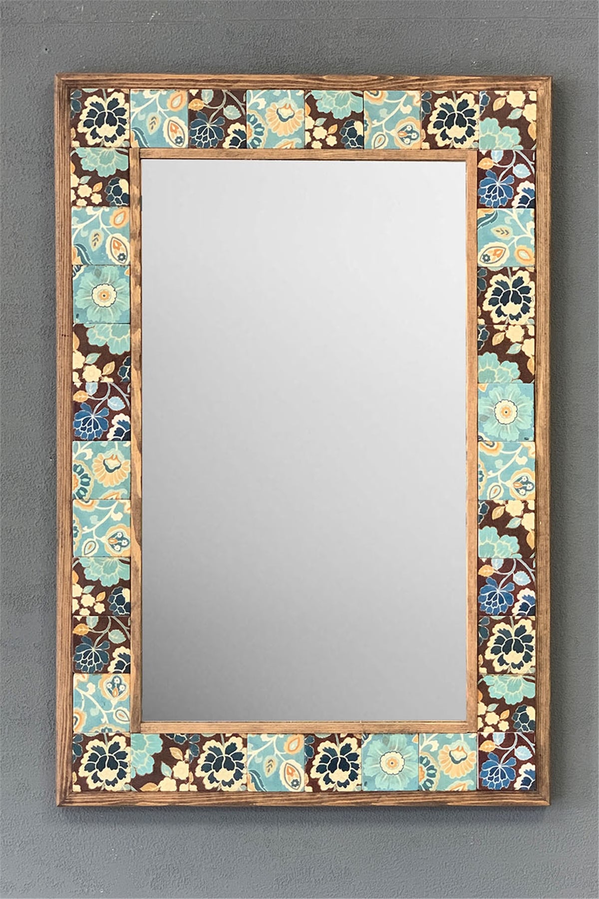 OSCAR STONE DECOR ÇERÇEVELİ MOZAİK DOĞALTAŞ AYNA / AYN4060-024