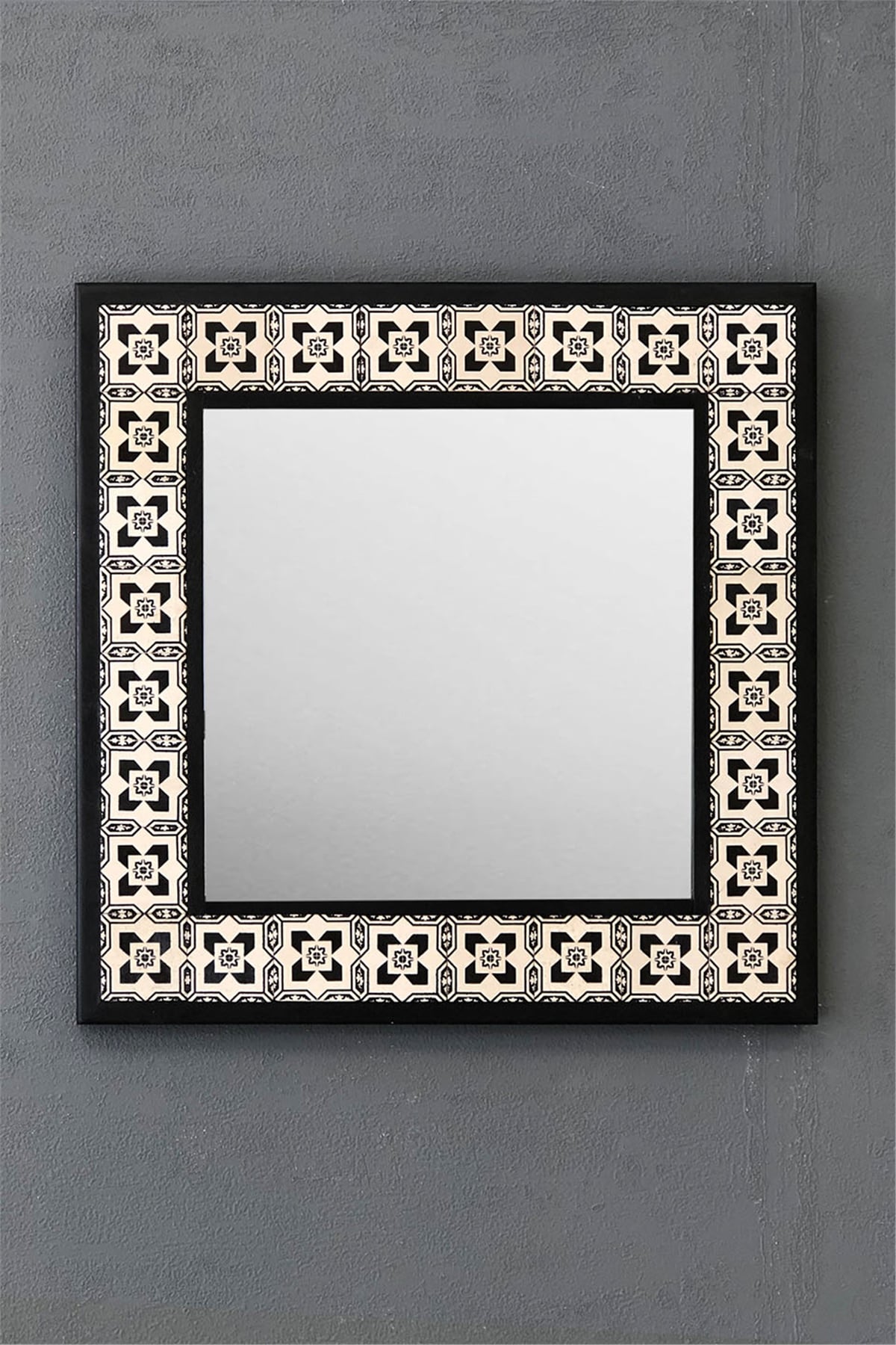 OSCAR STONE DECOR ÇERÇEVELİ MOZAİK DOĞALTAŞ AYNA / AYN4040-006