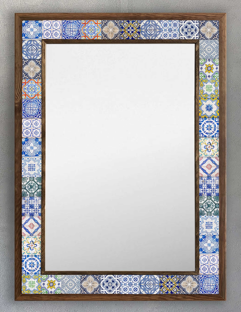 OSCAR STONE DECOR ÇERÇEVELİ MOZAİK DOĞALTAŞ AYNA / AYN5070-017