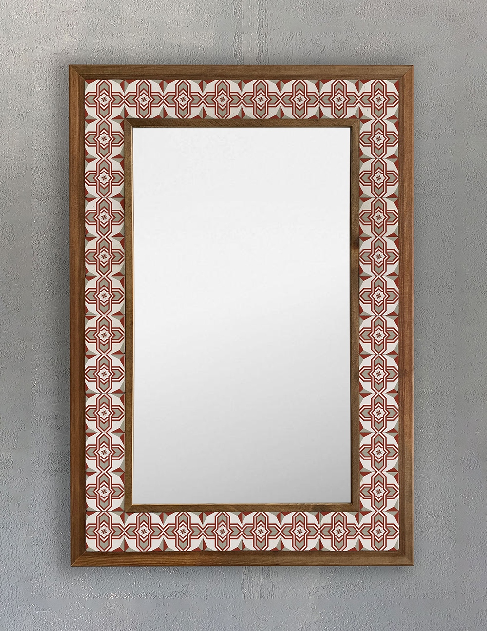 OSCAR STONE DECOR ÇERÇEVELİ MOZAİK DOĞALTAŞ AYNA / AYN4060-057