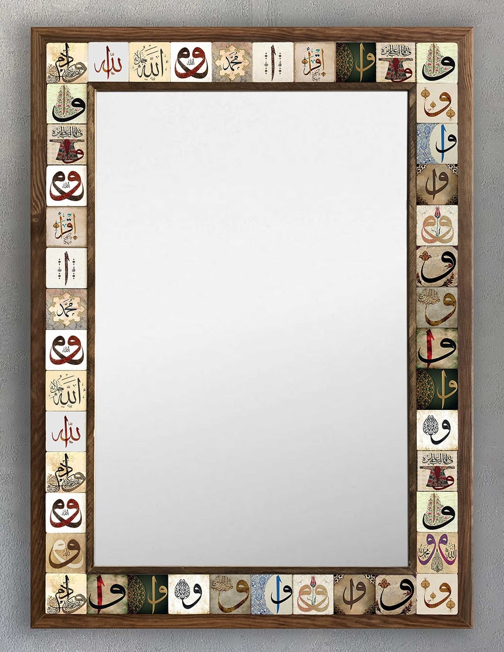 OSCAR STONE DECOR ÇERÇEVELİ MOZAİK DOĞALTAŞ AYNA / AYN5070-049