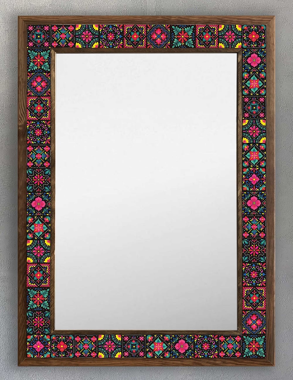 OSCAR STONE DECOR ÇERÇEVELİ MOZAİK DOĞALTAŞ AYNA / AYN5070-033