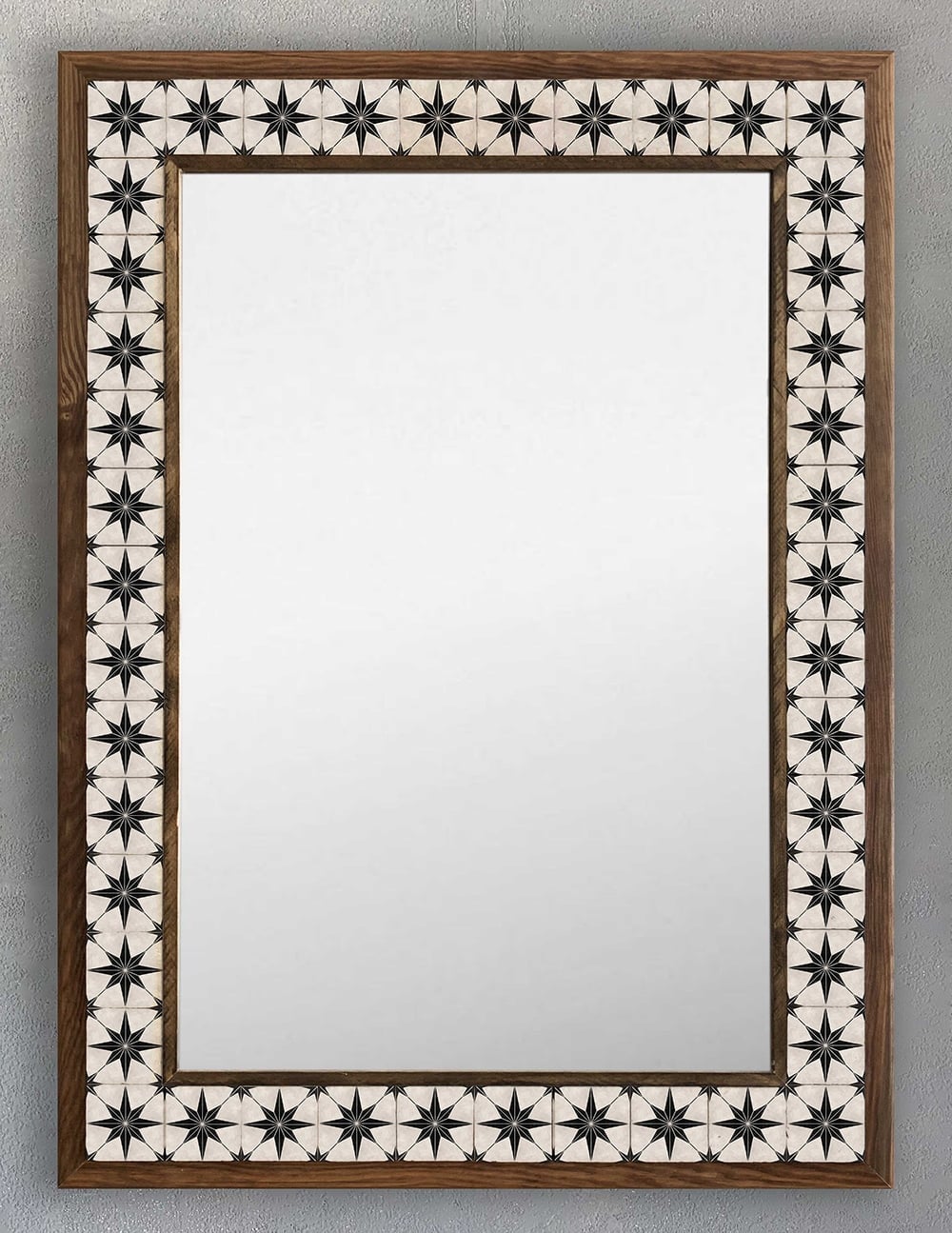 OSCAR STONE DECOR ÇERÇEVELİ MOZAİK DOĞALTAŞ AYNA / AYN5070-045
