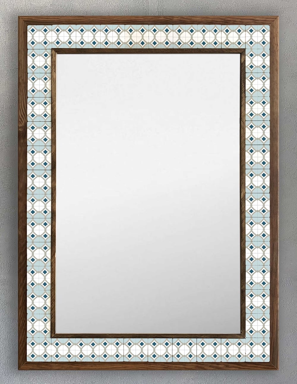 OSCAR STONE DECOR ÇERÇEVELİ MOZAİK DOĞALTAŞ AYNA / AYN5070-054