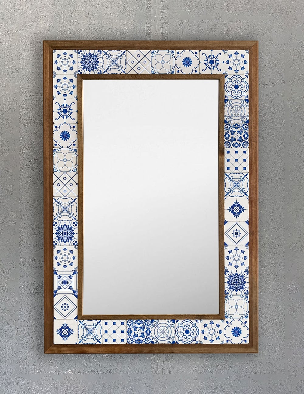 OSCAR STONE DECOR ÇERÇEVELİ MOZAİK DOĞALTAŞ AYNA / AYN4060-062
