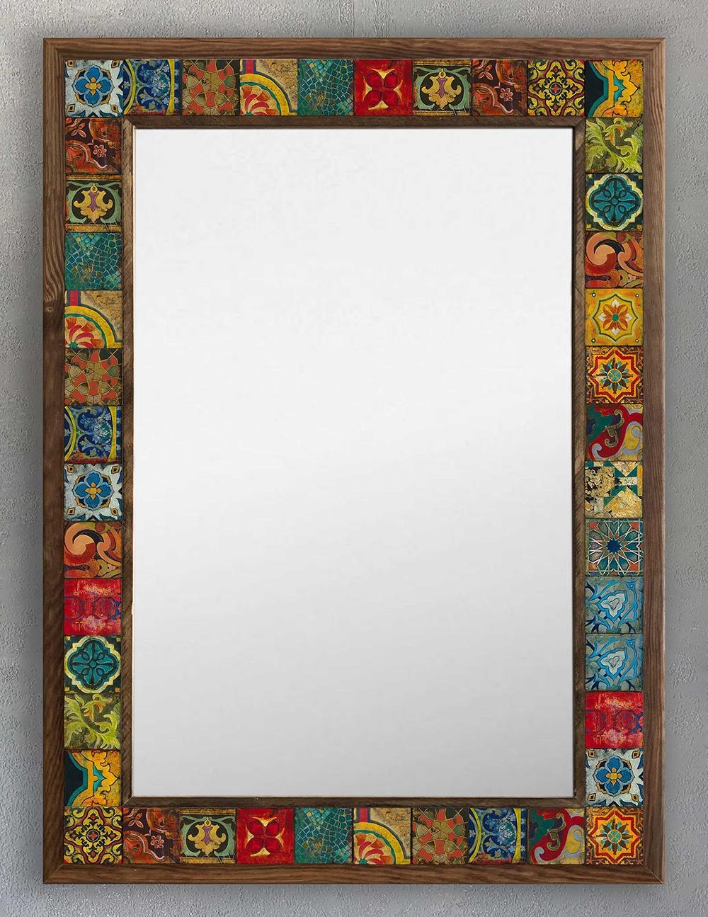 OSCAR STONE DECOR ÇERÇEVELİ MOZAİK DOĞALTAŞ AYNA / AYN5070-015