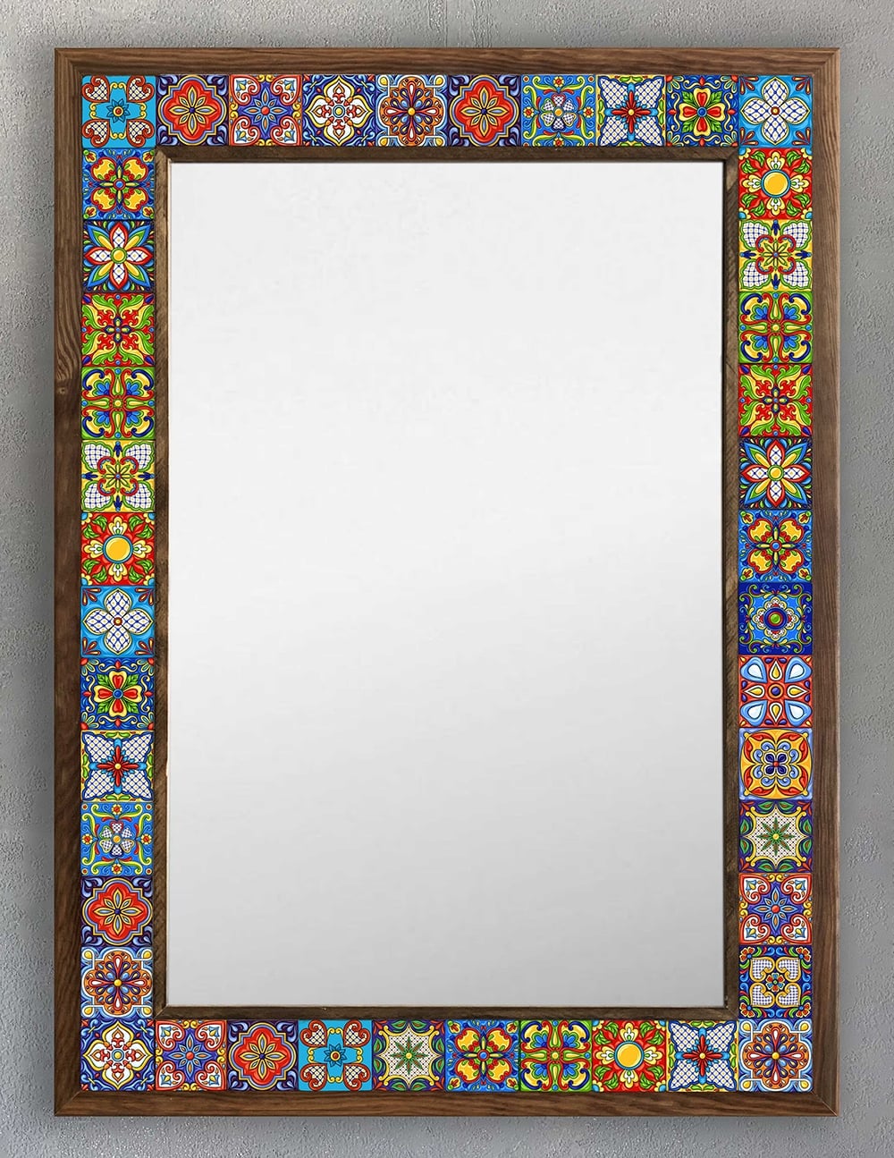 OSCAR STONE DECOR ÇERÇEVELİ MOZAİK DOĞALTAŞ AYNA / AYN5070-069