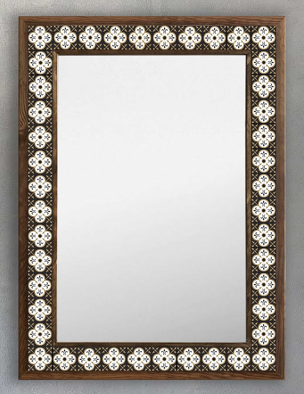 OSCAR STONE DECOR ÇERÇEVELİ MOZAİK DOĞALTAŞ AYNA / AYN5070-056
