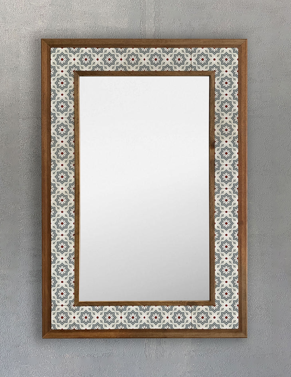 OSCAR STONE DECOR ÇERÇEVELİ MOZAİK DOĞALTAŞ AYNA / AYN4060-059