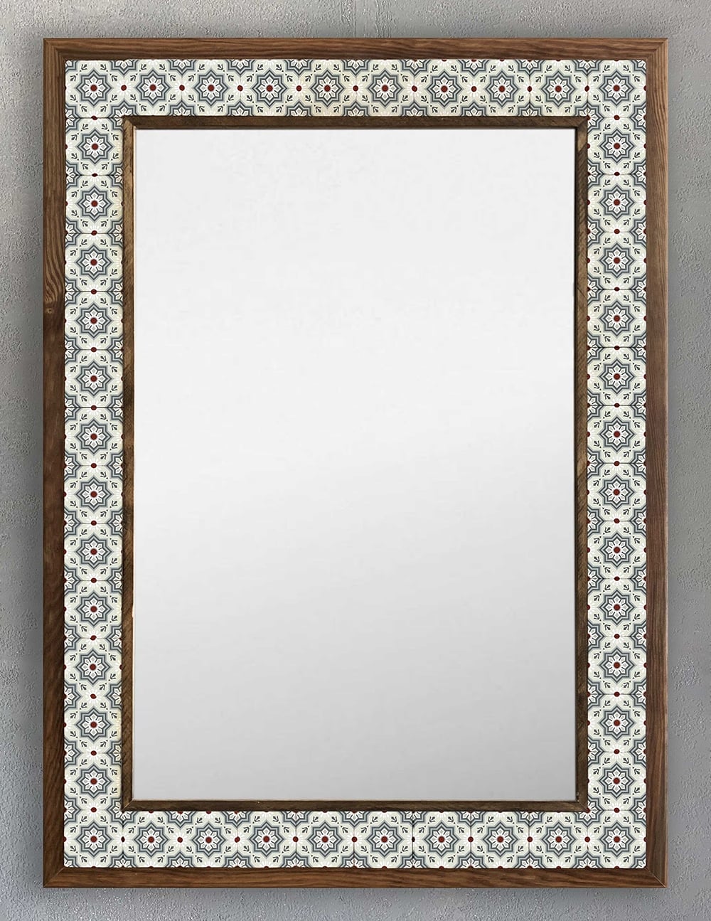 OSCAR STONE DECOR ÇERÇEVELİ MOZAİK DOĞALTAŞ AYNA / AYN5070-059